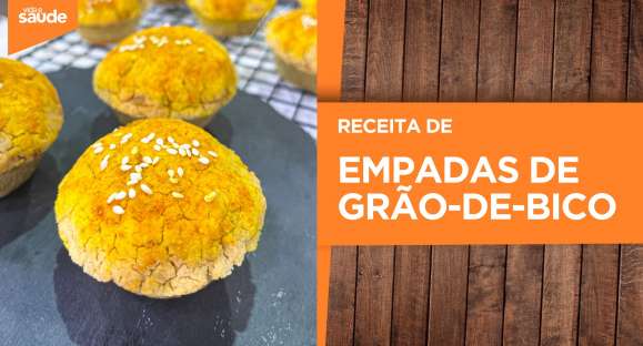 Receita: Empadas de grão-de-bico