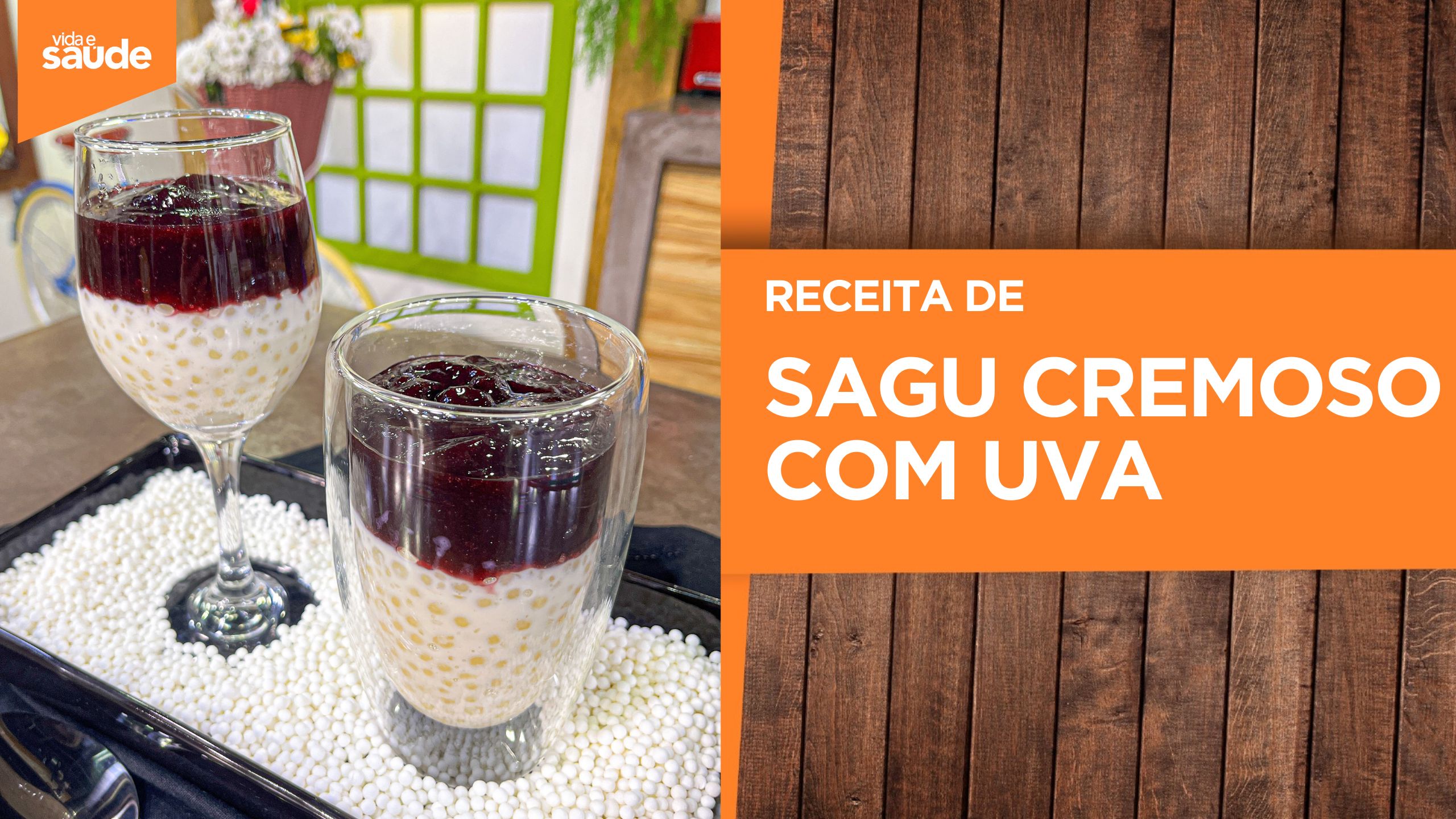 Receita: Sagu cremoso com uva - Rede Novo Tempo de Comunicação