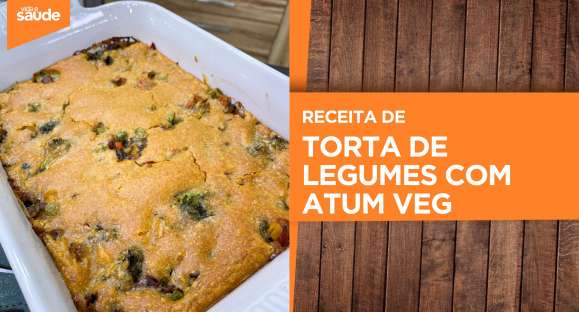 Receita: Torta de legumes com atum veg