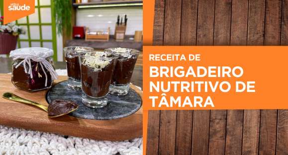 Receita: Brigadeiro nutritivo de tâmara