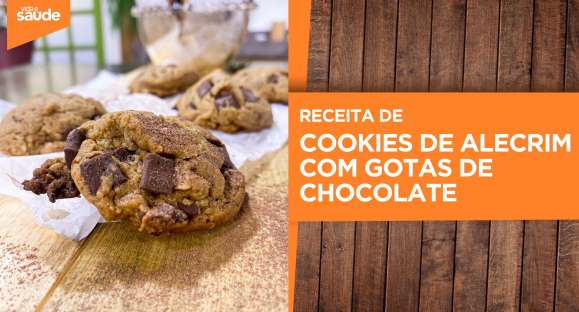 Receita: Cookies de alecrim com gotas de chocolate