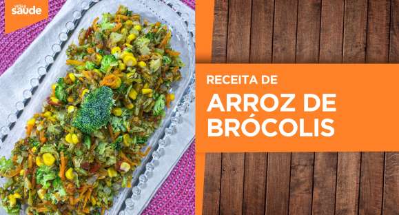 Receita: Arroz de brócolis