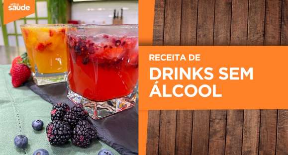 Receita: Drinks sem álcool