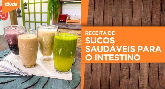 Receitas: Sucos saudáveis para o intestino