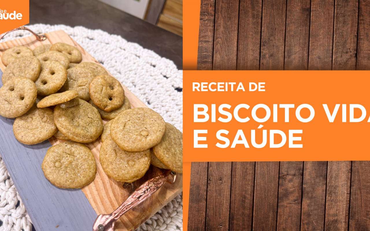 Receita: Biscoito Vida e Saúde
