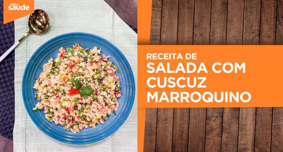 Receita: Salada com cuscuz marroquino