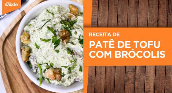 Receita: Patê de tofu com brócolis