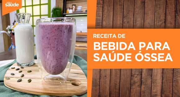 Receita: Bebida para saúde óssea