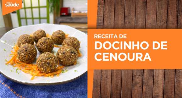 Receita: Docinho de cenoura