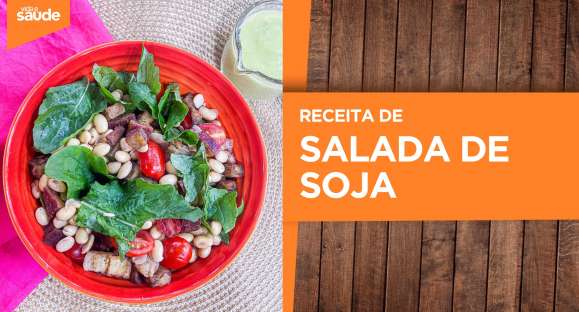 Receita: Salada de soja