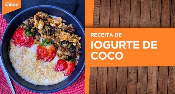 Receita: Iogurte de coco