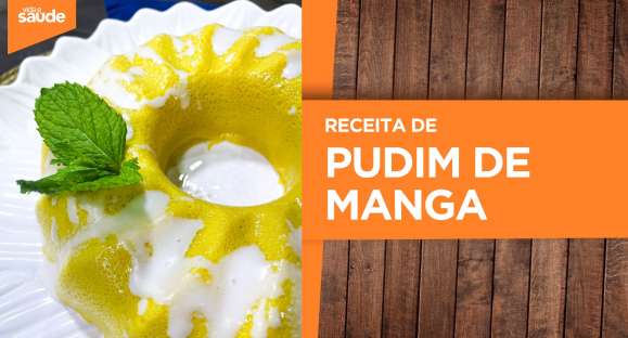 Receita: Pudim de manga