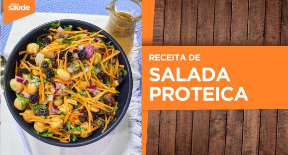 Receita: Salada proteica