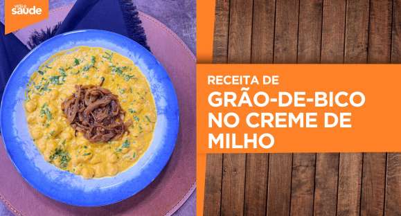 Receita: Grão-de-bico no creme de milho