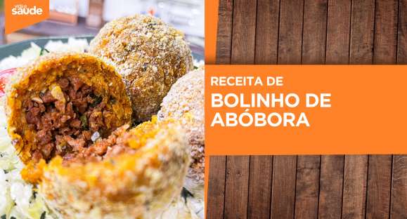 Receita: Bolinho de abóbora