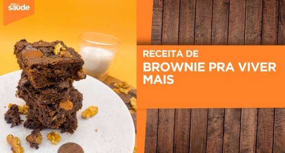 Receita: Brownie para viver mais
