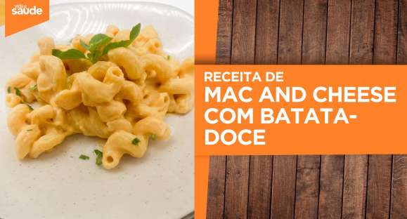 Receita: Mac and cheese com batat-doce
