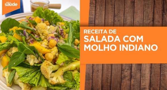 Receita: Salada com molho indiano