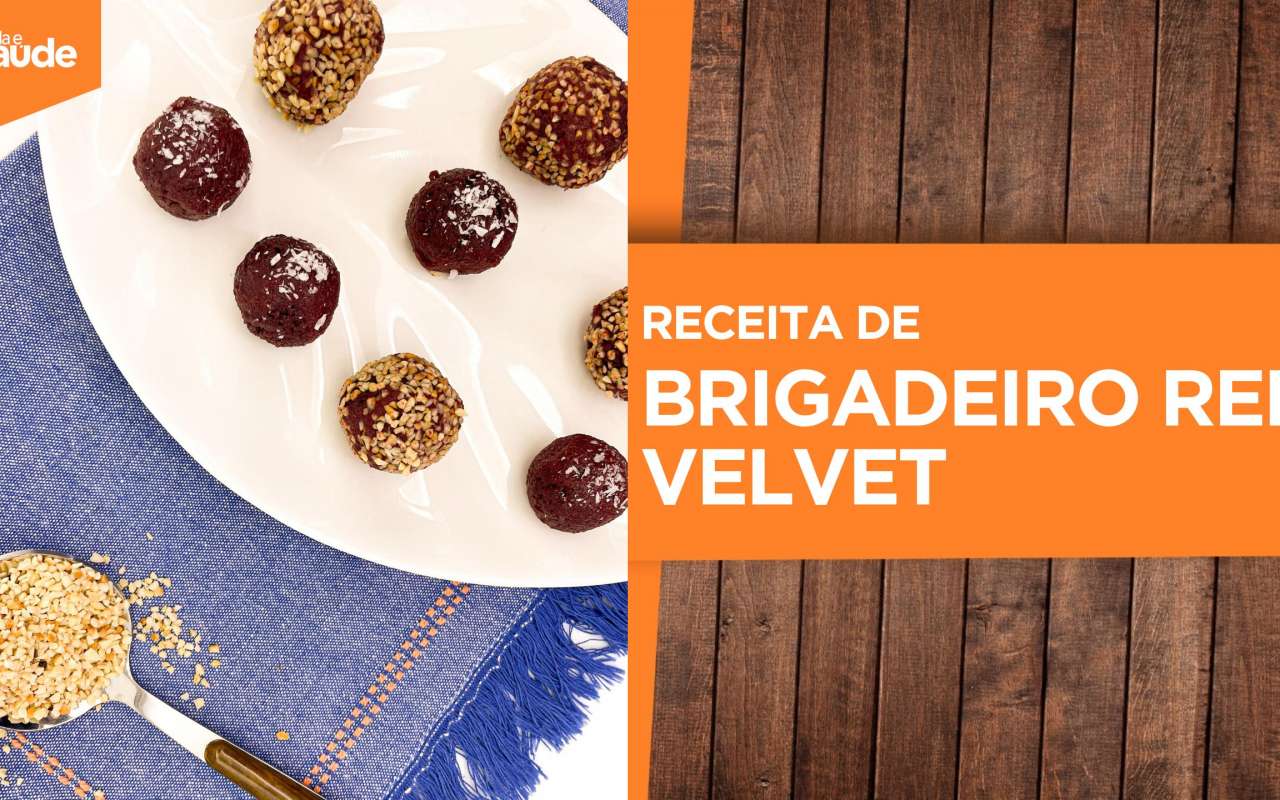 Receita: Brigadeiro red velvet