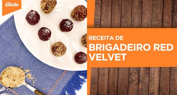 Receita: Brigadeiro red velvet