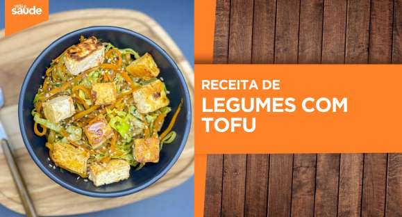 Receita: Legumes com tofu