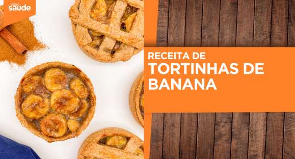 Receita: Tortinhas de banana