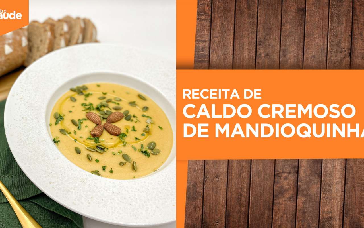 Receita: Caldo cremoso de mandioquinha