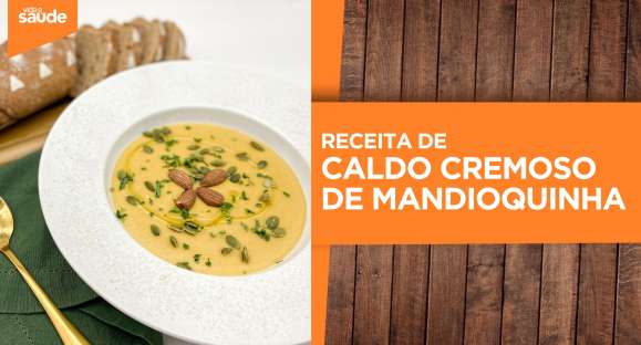 Receita: Caldo cremoso de mandioquinha