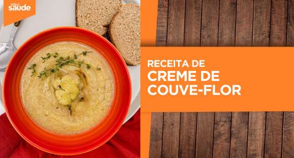 Receita: Creme de couve-flor