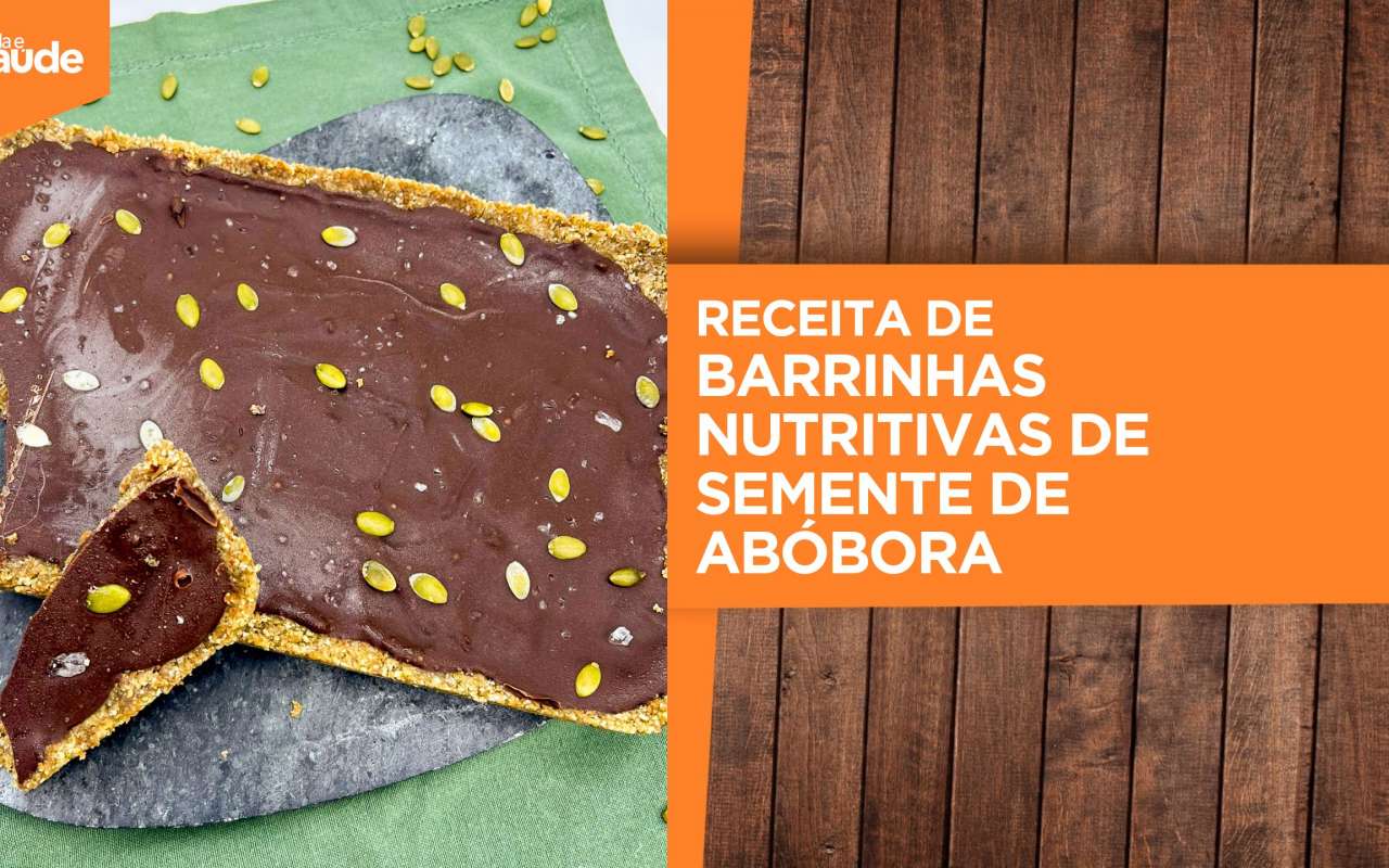 Receita: Barrinhas nutritivas de semente de abóbora