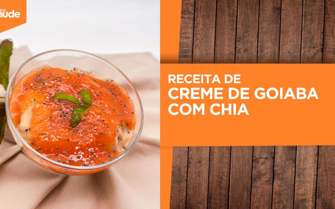 Receita: Creme de goiaba com chia