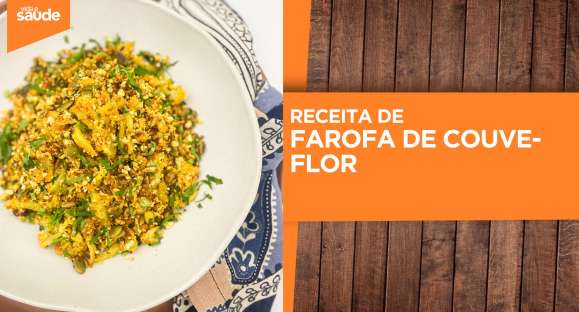 Receita: Farofa de couve-flor
