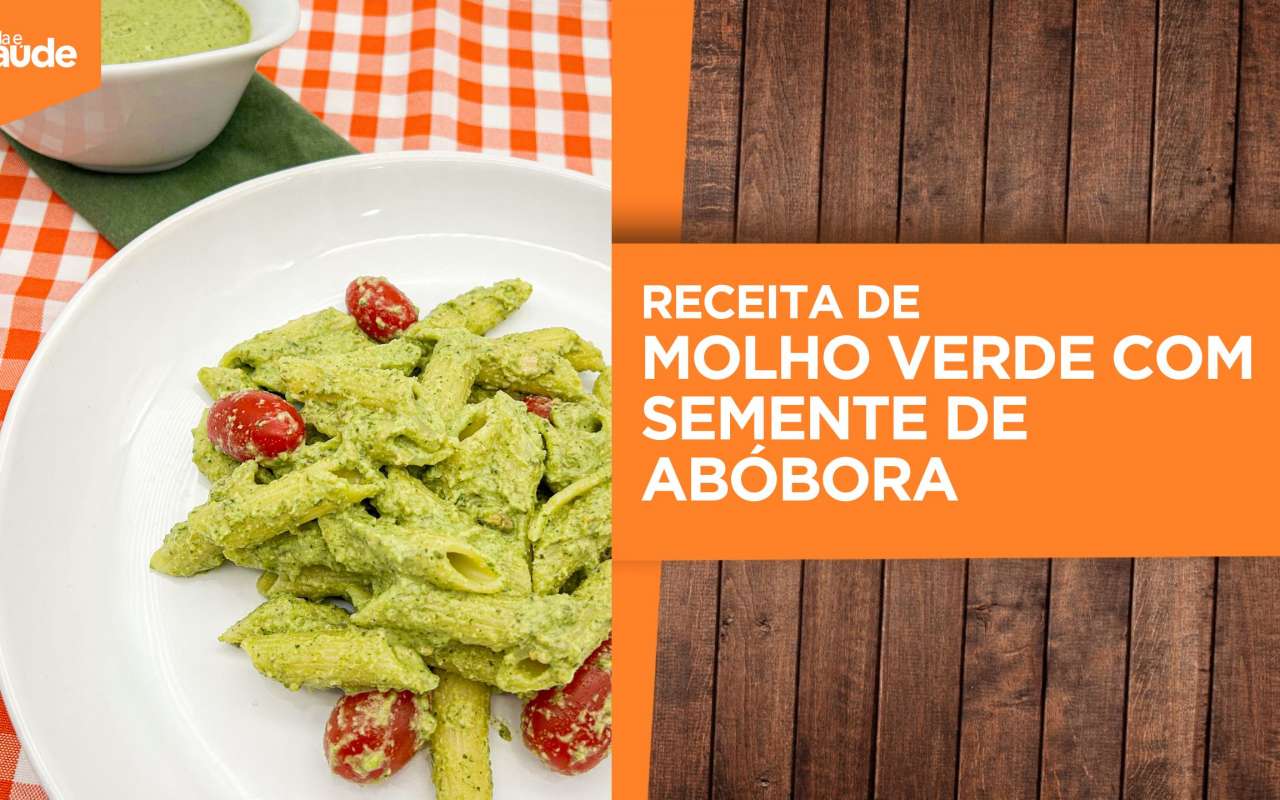 Receita: Molho verde com semente de abóbora