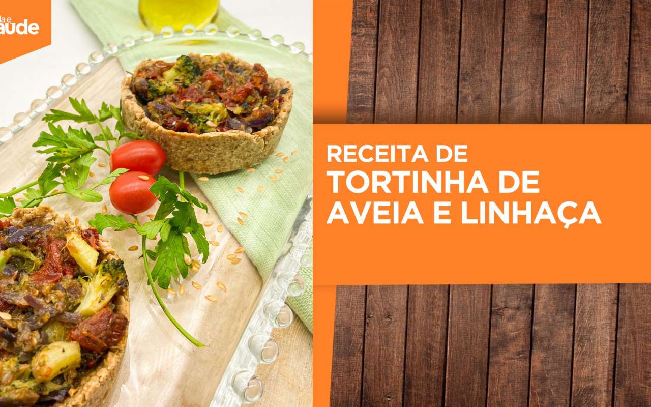 Receita: Tortinha de aveia e linhaça