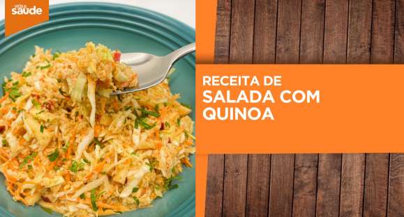 Receita: Salada com quinoa