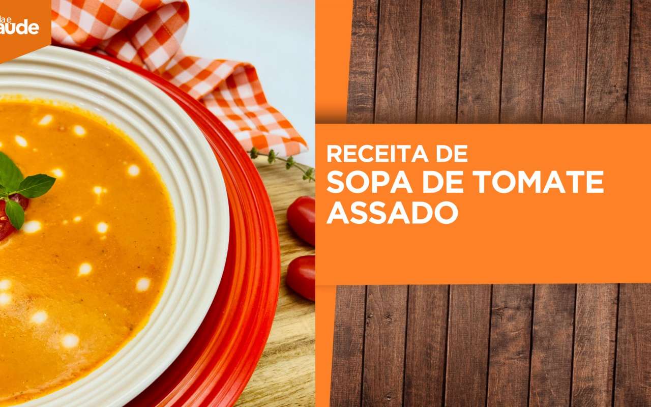 Receita: Sopa de tomate assado
