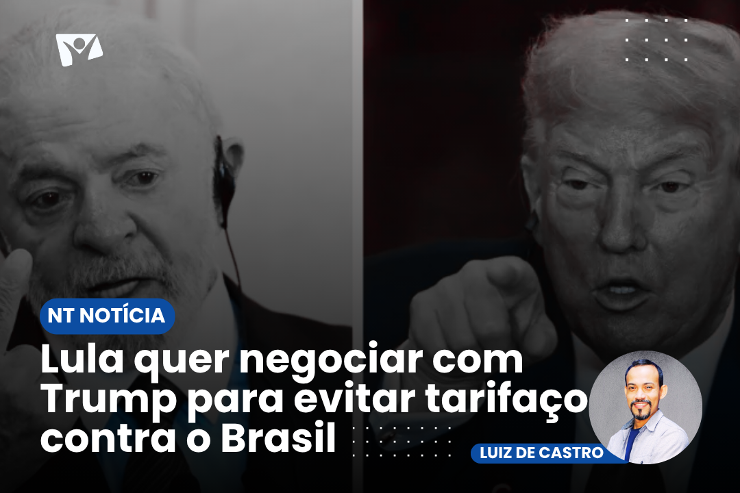 Lula quer negociar com Trump para evitar tarifaço contra o Brasil