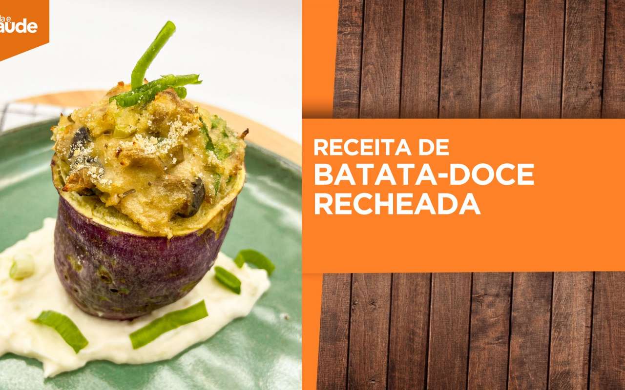 Receita: Batata-doce recheada