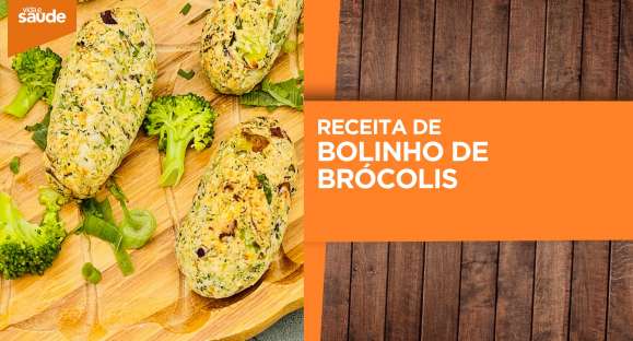 Receita: Bolinho de brócolis