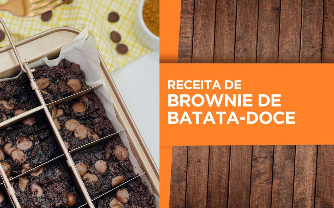 Receita: Brownie de batata-doce