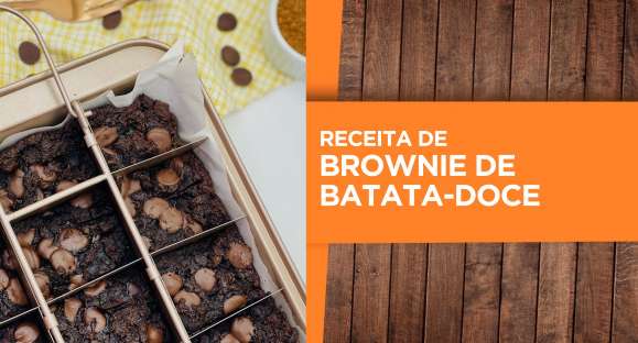 Receita: Brownie de batata-doce