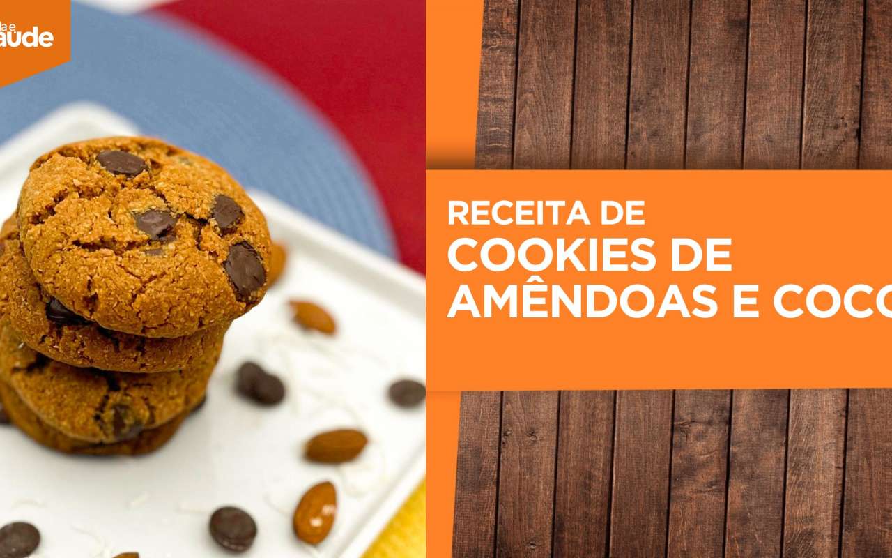 Receita: Cookies de amêndoas e coco