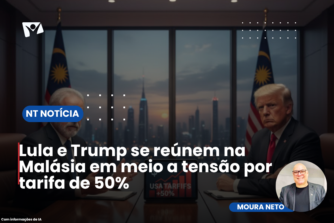 Lula e Trump se reúnem na Malásia em meio a tensão por tarifa de 50%