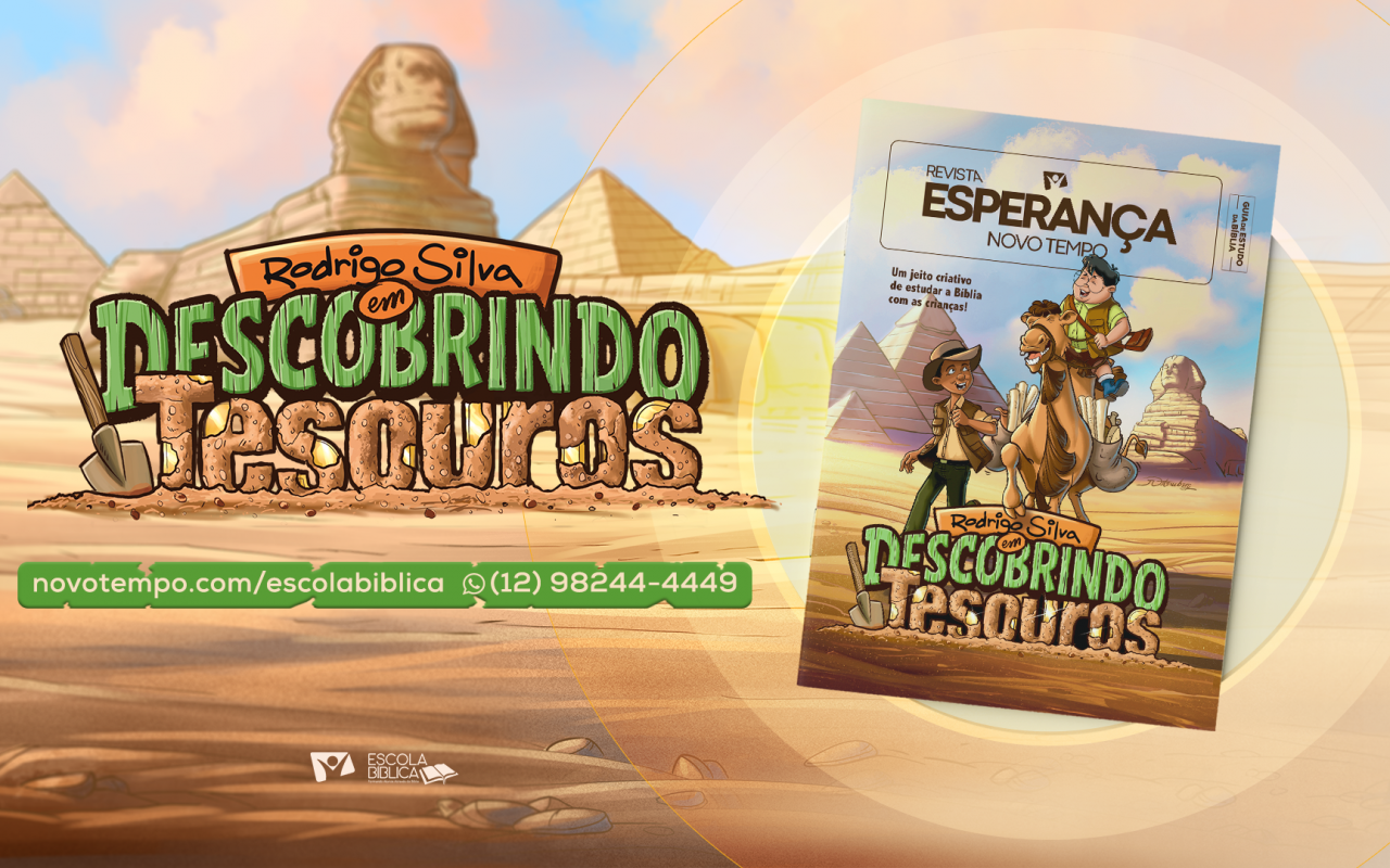 Mês das crianças tem lançamento da Revista Esperança com Rodrigo Silva e série Pequenas Evidências no NT Play