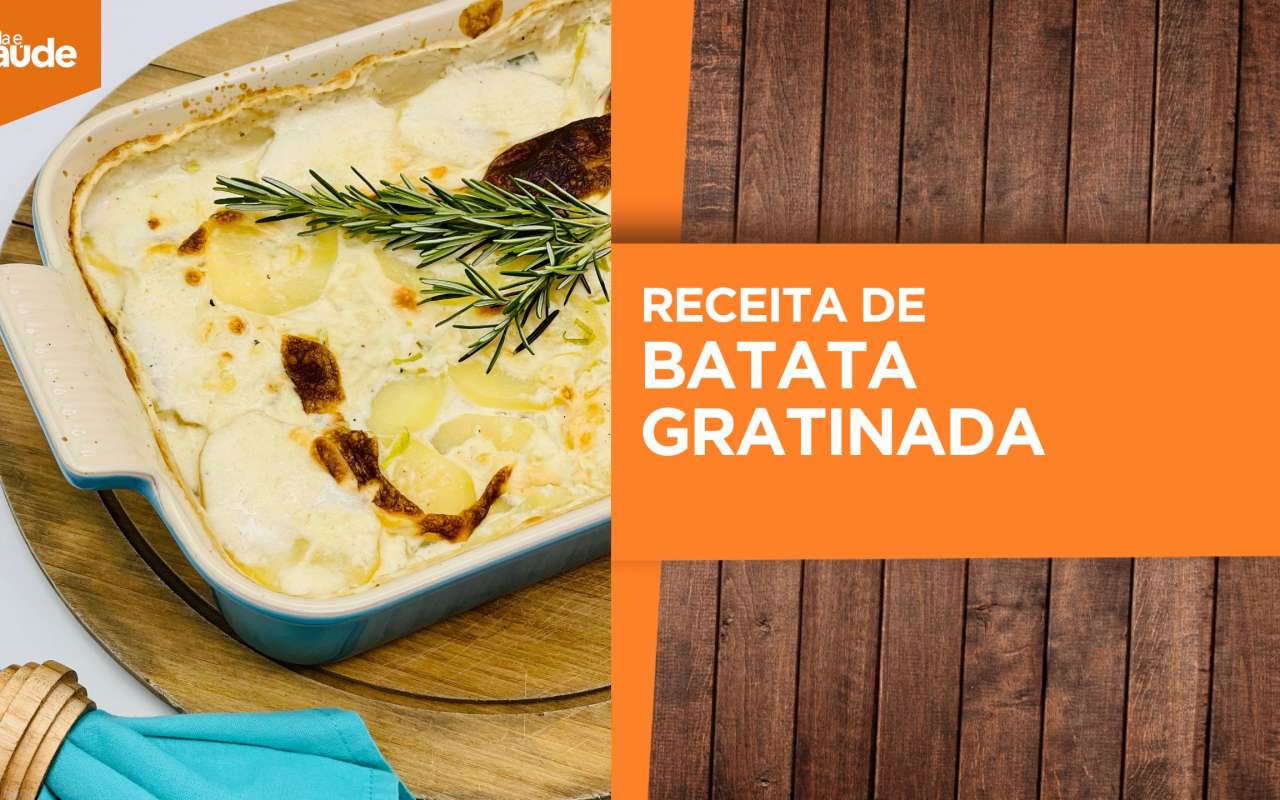Receita: Batata gratinada