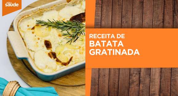 Receita: Batata gratinada