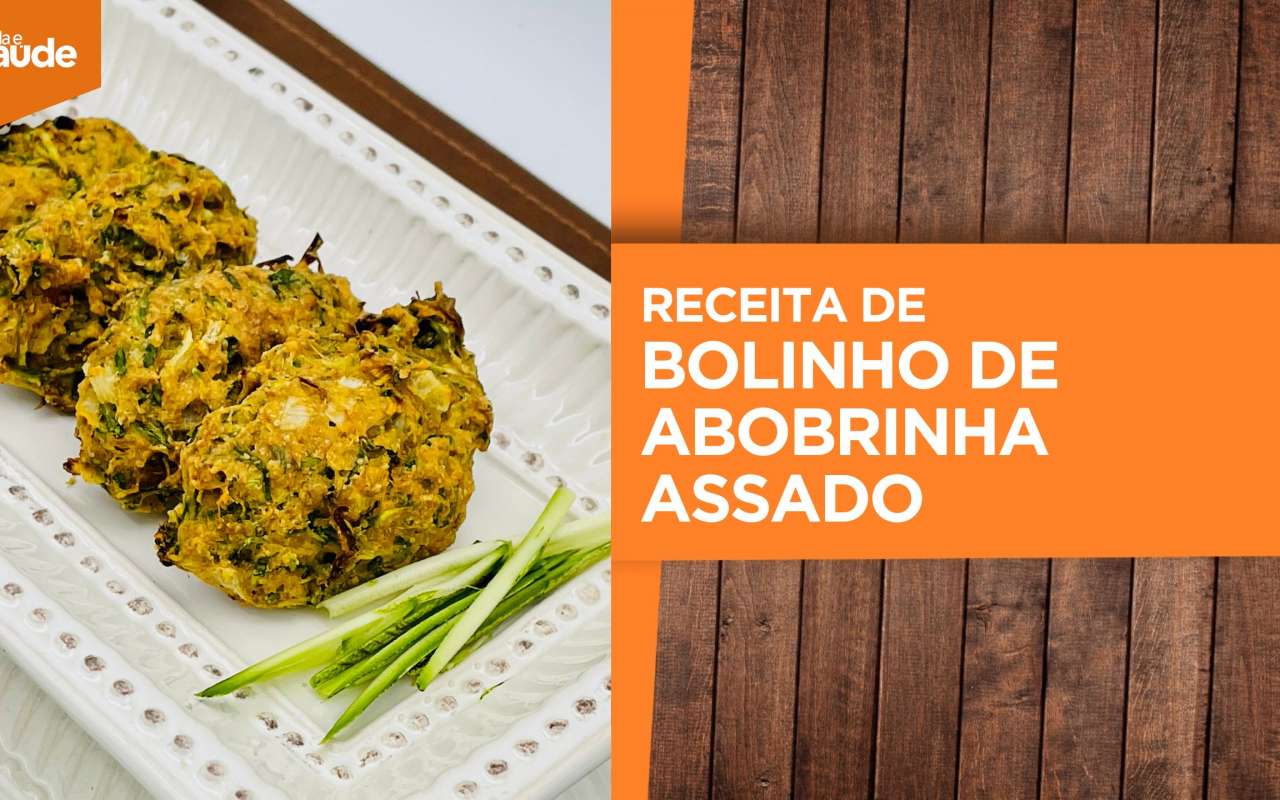 Receita: Bolinho de abobrinha assado