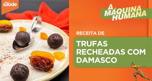 Receita: Trufas recheadas com damasco