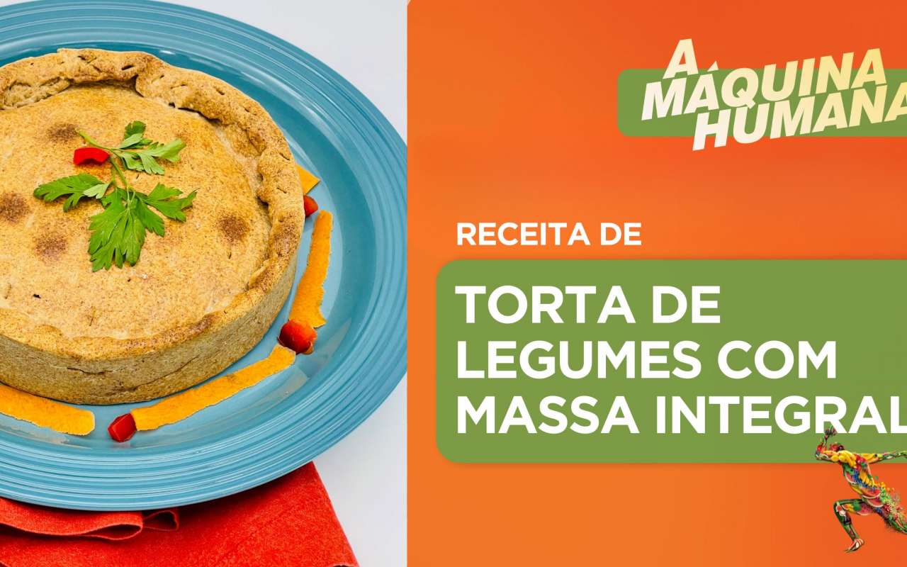 Receita: Torta de legumes com massa integral