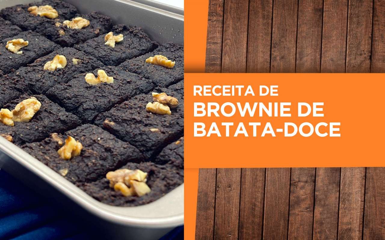 Receita: Brownie de batata-doce